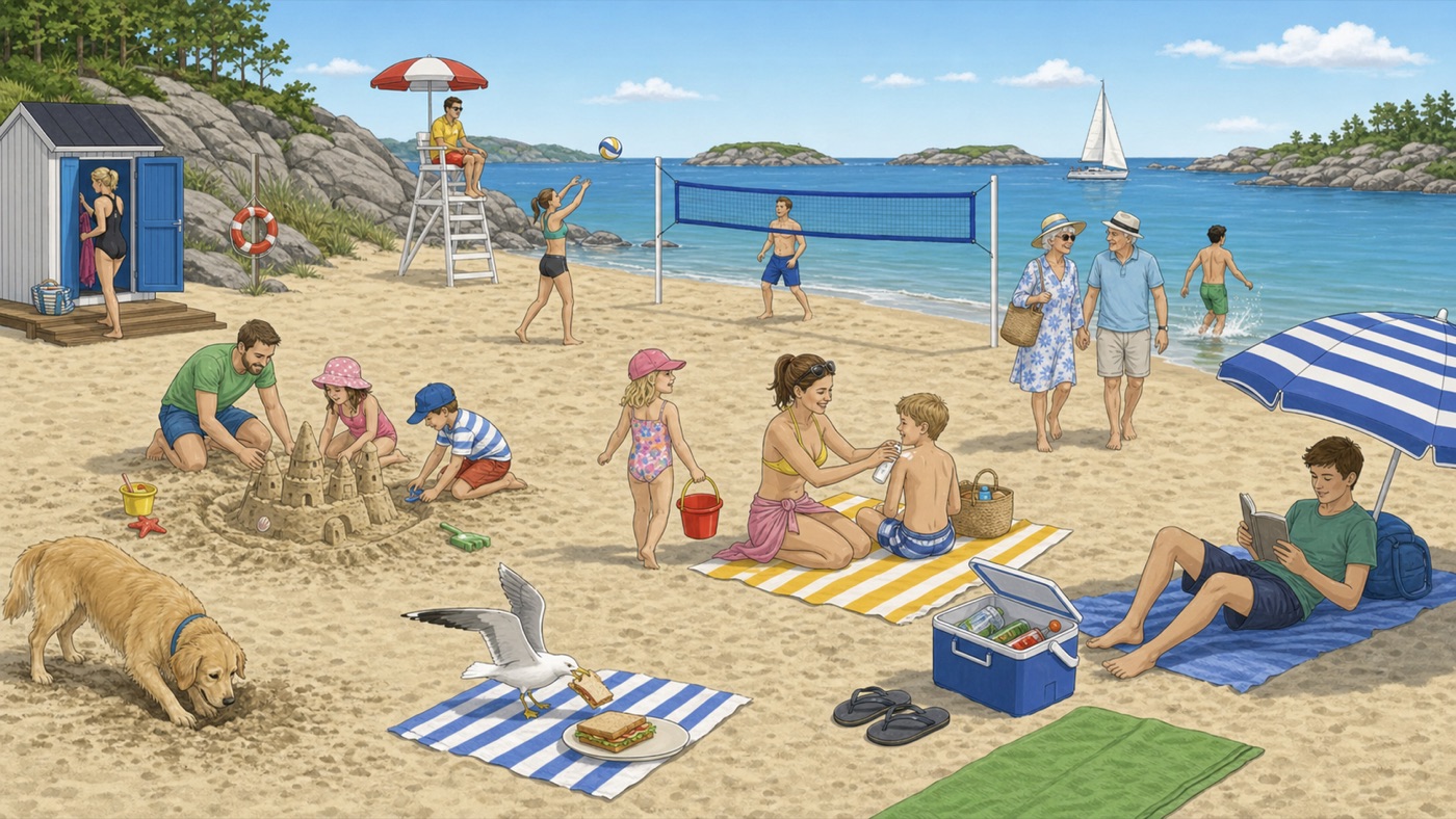 Summer at the beach
